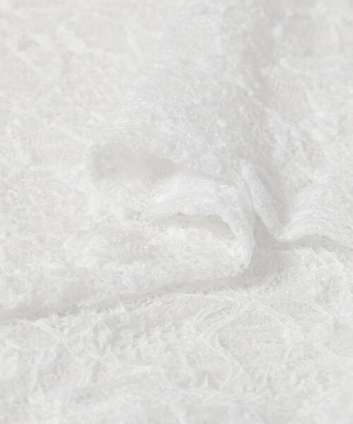 URBAN RESEARCH（アーバンリサーチ）の「ストレッチレーストップス（Tシャツ/カットソー・レディース・オフホワイト/ブラック・FREE）」の10枚目の写真