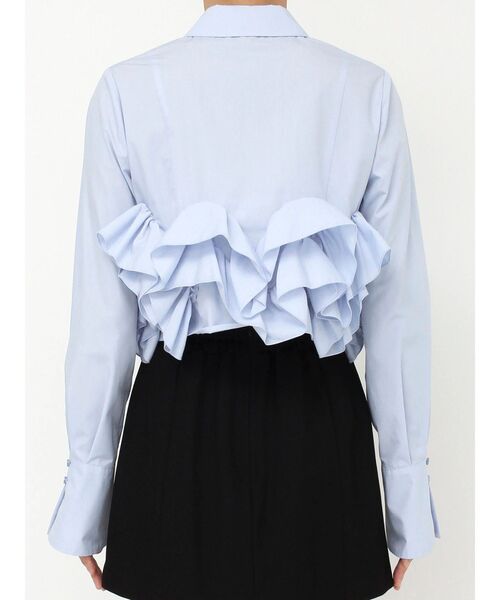 dazzlin（ダズリン）の「ウェーブフリルショートシャツ（シャツ/ブラウス・レディース・ブルー/ピンク/オフホワイト・FREE）」の19枚目の写真