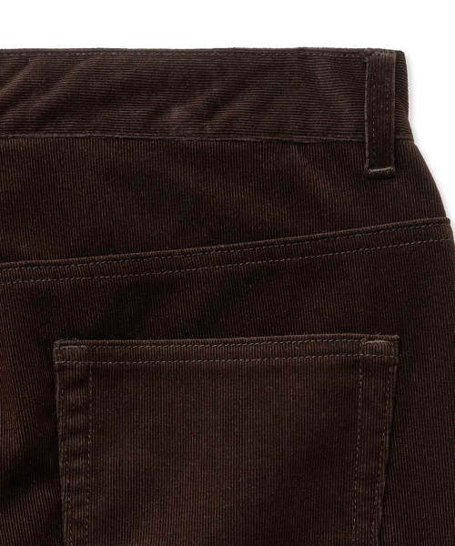 NOIRER(ノイア)の「ベルベットコーデュロイメカニックパンツ(ディープブラウン)(スラックス・メンズ・その他・48/50/52)」の2枚目の写真