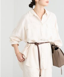RIVE DROITE | 【セットアップ可/新色追加】ガーメントダイワイドシャツ(シャツ/ブラウス)