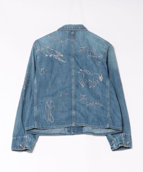GO TO HOLLYWOOD(ゴートゥーハリウッド)の「Work Denim Coverall(カバーオール・レディース・ブルー/ライトブルー・L/M)」の8枚目の写真