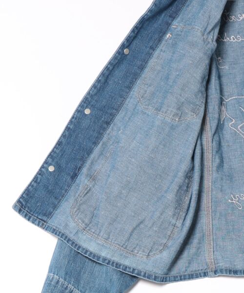 GO TO HOLLYWOOD(ゴートゥーハリウッド)の「Work Denim Coverall(カバーオール・レディース・ブルー/ライトブルー・L/M)」の9枚目の写真