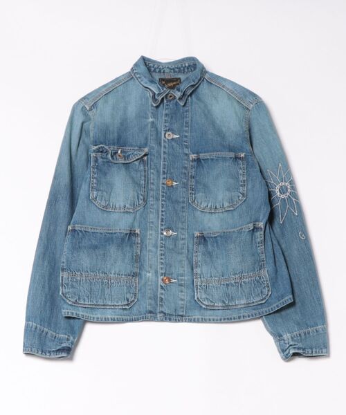 GO TO HOLLYWOOD(ゴートゥーハリウッド)の「Work Denim Coverall(カバーオール・レディース・ブルー/ライトブルー・L/M)」の7枚目の写真
