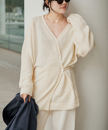 plage | organic linen 混 カーディガン(カーディガン/ボレロ)