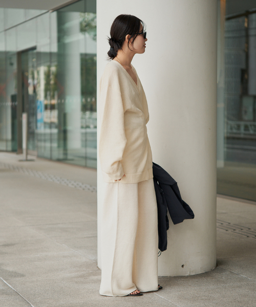 plage(プラージュ)の「organic linen 混 カーディガン(カーディガン/ボレロ・レディース・アイボリー/ブラウン・FREE)」の20枚目の写真