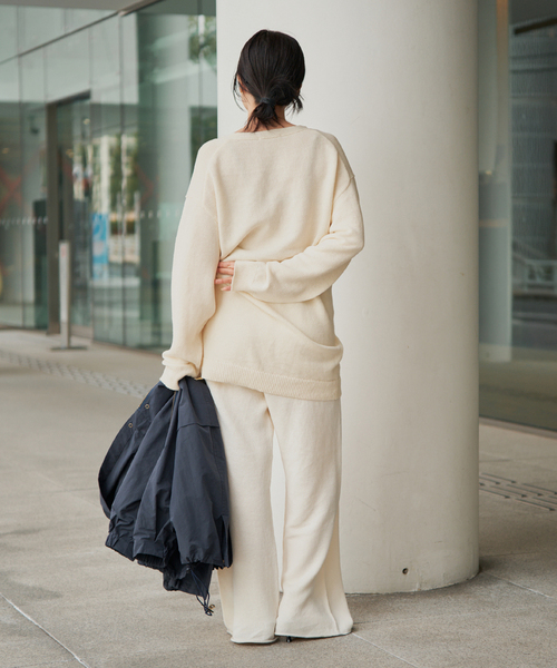 plage(プラージュ)の「organic linen 混 カーディガン(カーディガン/ボレロ・レディース・アイボリー/ブラウン・FREE)」の21枚目の写真