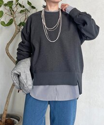 un dix cors | 起毛ボンディングプルオーバー(Tシャツ/カットソー)