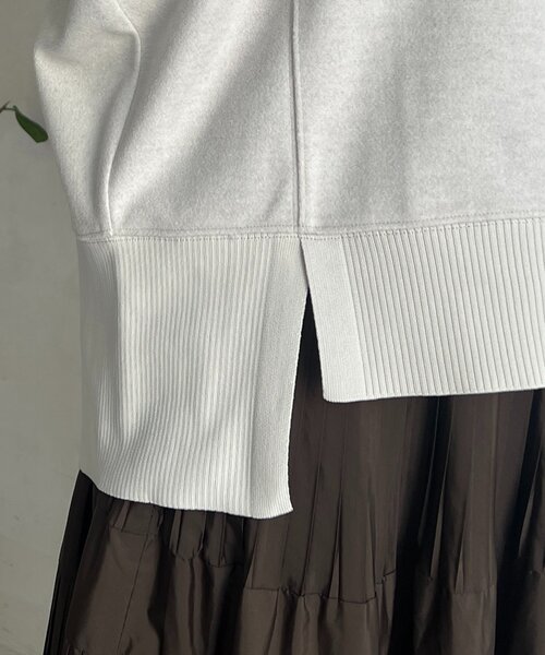 un dix cors（アンディコール）の「起毛ボンディングプルオーバー（Tシャツ/カットソー・レディース・ブラウン/ブラック/グレー・FREE）」の20枚目の写真