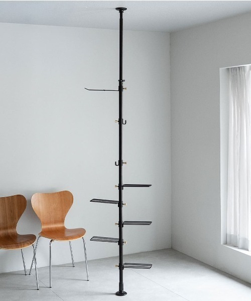 東京家具(トウキョウカグ)の「【NOIR】 突っ張り収納(収納グッズ・レディース・ブラック/ブラック系その他・FREE)」の2枚目の写真