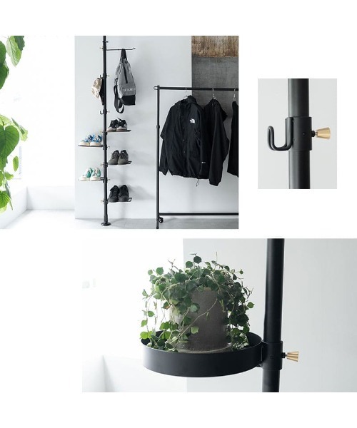 東京家具(トウキョウカグ)の「【NOIR】 突っ張り収納(収納グッズ・レディース・ブラック/ブラック系その他・FREE)」の6枚目の写真