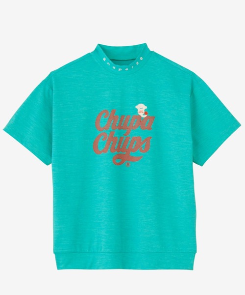 and per se(アンパスィ)の「チュッパチャプス 半袖モックネックシャツ(レディース)(Tシャツ/カットソー・レディース・ブラック/ブルー系その他/ホワイト/レッド・L/LL/M)」の6枚目の写真