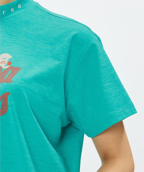 and per se(アンパスィ)の「チュッパチャプス 半袖モックネックシャツ(レディース)(Tシャツ/カットソー・レディース・ブラック/ブルー系その他/ホワイト/レッド・L/LL/M)」の11枚目の写真