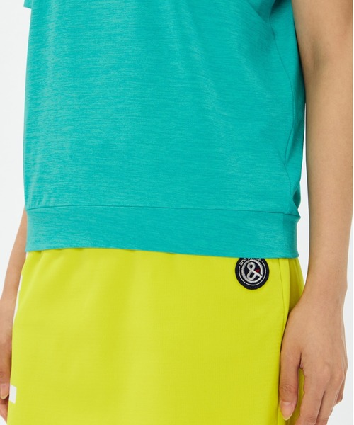 and per se(アンパスィ)の「チュッパチャプス 半袖モックネックシャツ(レディース)(Tシャツ/カットソー・レディース・ブラック/ブルー系その他/ホワイト/レッド・L/LL/M)」の12枚目の写真