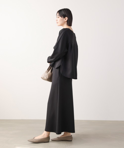 Bou Jeloud（ブージュルード）の「ダンボールカーデプルセットアップ（つなぎ/オールインワン・レディース・ブラック/オフホワイト・FREE）」の7枚目の写真