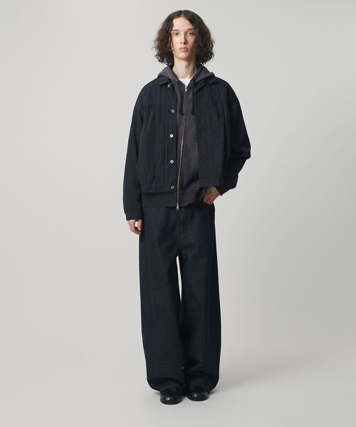 MONKEY TIME(モンキータイム)の「デニム シンチ バックル スーパー バギー パンツ(デニムパンツ・メンズ・ブラック/ネイビー・S/L/M)」の7枚目の写真