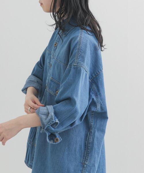 Lee（リー）の「『別注』Lee×DOORS　COWBOY SHIRTS（シャツ/ブラウス・レディース・ネイビー/ライトブルー・ONE）」の20枚目の写真