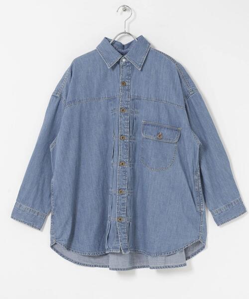 Lee(リー)の「『別注』Lee×DOORS COWBOY SHIRTS(シャツ/ブラウス・レディース・ネイビー/ライトブルー・ONE)」の9枚目の写真