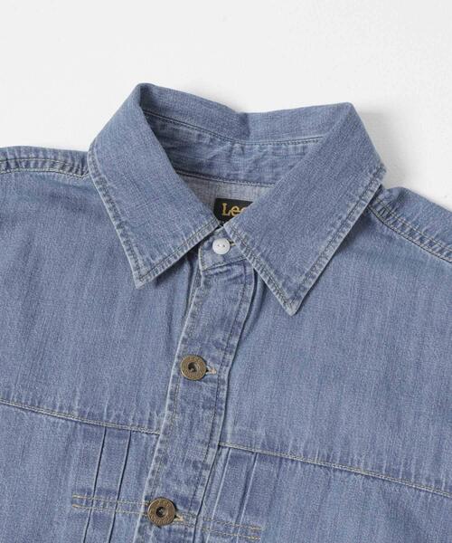 Lee（リー）の「『別注』Lee×DOORS　COWBOY SHIRTS（シャツ/ブラウス・レディース・ネイビー/ライトブルー・ONE）」の3枚目の写真