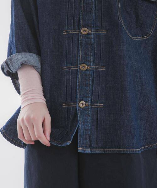 Lee（リー）の「『別注』Lee×DOORS　COWBOY SHIRTS（シャツ/ブラウス・レディース・ネイビー/ライトブルー・ONE）」の8枚目の写真