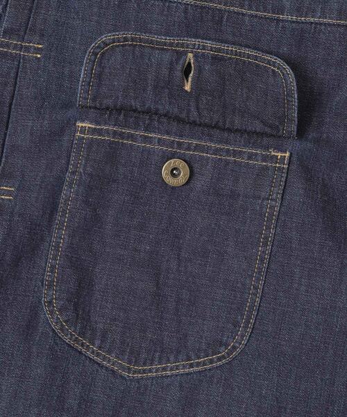 Lee（リー）の「『別注』Lee×DOORS　COWBOY SHIRTS（シャツ/ブラウス・レディース・ネイビー/ライトブルー・ONE）」の12枚目の写真