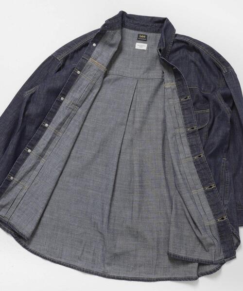 Lee（リー）の「『別注』Lee×DOORS　COWBOY SHIRTS（シャツ/ブラウス・レディース・ネイビー/ライトブルー・ONE）」の14枚目の写真