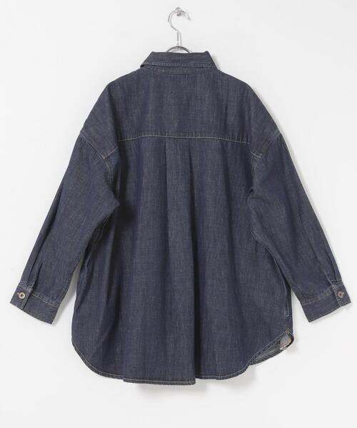 Lee（リー）の「『別注』Lee×DOORS　COWBOY SHIRTS（シャツ/ブラウス・レディース・ネイビー/ライトブルー・ONE）」の15枚目の写真