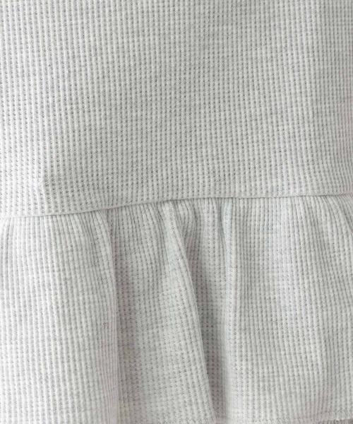 RAGEBLUE（レイジブルー）の「前後2WAY/ワッフルペプラムプルオーバー（スウェット・レディース・ピンク/ネイビー/グレー・FREE）」の7枚目の写真