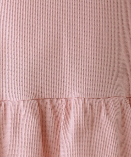 RAGEBLUE（レイジブルー）の「前後2WAY/ワッフルペプラムプルオーバー（スウェット・レディース・ピンク/ネイビー/グレー・FREE）」の8枚目の写真