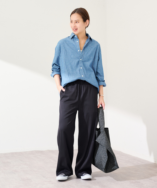 FRAMeWORK（フレームワーク）の「YARMO landry バッグ（トートバッグ・レディース・チャコールグレー/モカ/ホワイト系その他・FREE）」の4枚目の写真