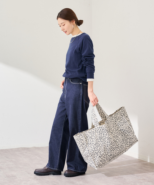 FRAMeWORK（フレームワーク）の「YARMO landry バッグ（トートバッグ・レディース・チャコールグレー/モカ/ホワイト系その他・FREE）」の9枚目の写真