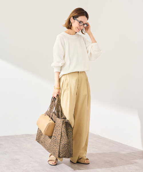 FRAMeWORK（フレームワーク）の「YARMO landry バッグ（トートバッグ・レディース・チャコールグレー/モカ/ホワイト系その他・FREE）」の13枚目の写真