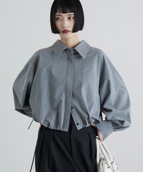 Lui's(ルイス)の「袖バルーンシャツ(シャツ/ブラウス・レディース・グレー/ベージュ/チャコールグレー・FREE)」の17枚目の写真