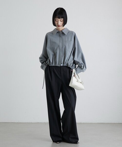 Lui's(ルイス)の「袖バルーンシャツ(シャツ/ブラウス・レディース・グレー/ベージュ/チャコールグレー・FREE)」の19枚目の写真