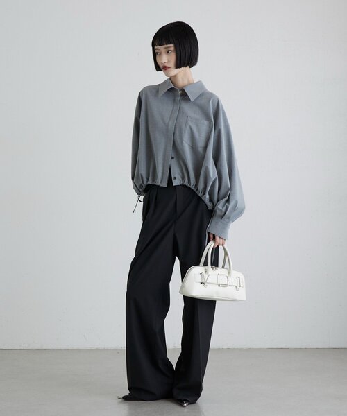 Lui's(ルイス)の「袖バルーンシャツ(シャツ/ブラウス・レディース・グレー/ベージュ/チャコールグレー・FREE)」の20枚目の写真