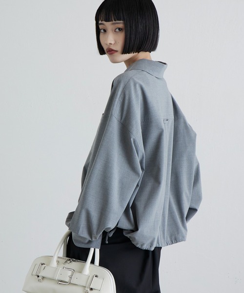 Lui's(ルイス)の「袖バルーンシャツ(シャツ/ブラウス・レディース・グレー/ベージュ/チャコールグレー・FREE)」の5枚目の写真