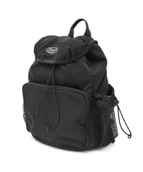 X-girl（エックスガール）の「LIGHTWEIGHT 2WAY MINI DAYPACK（バックパック/リュック・レディース・ライトグレー/ブラック/ブルー・ONE SIZE）」の8枚目の写真