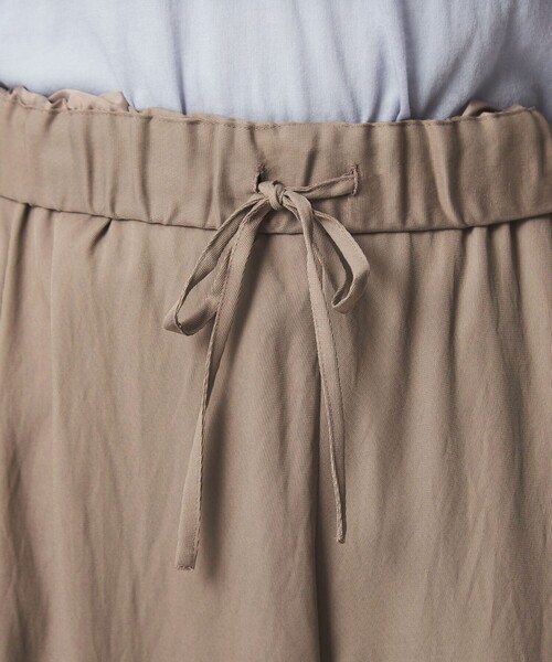 green label relaxing(グリーンレーベルリラクシング)の「【WEB限定】<at ease>ドロスト ワイド パンツ(その他パンツ・レディース・モカ/ブラック・FREE)」の18枚目の写真