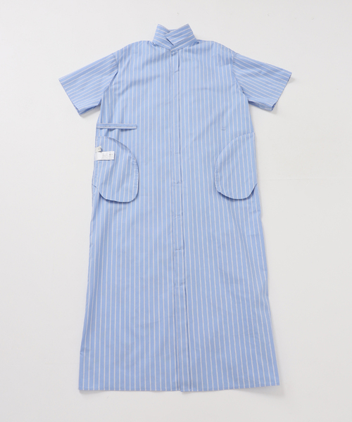Spick & Span（スピックアンドスパン）の「《一部店舗+WEB限定》Glyph Stripe x Flower Print Shirt Dress（ワンピース・レディース・ホワイト・FREE）」の17枚目の写真