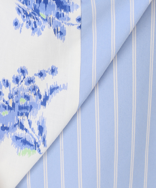 Spick & Span（スピックアンドスパン）の「《一部店舗+WEB限定》Glyph Stripe x Flower Print Shirt Dress（ワンピース・レディース・ホワイト・FREE）」の20枚目の写真