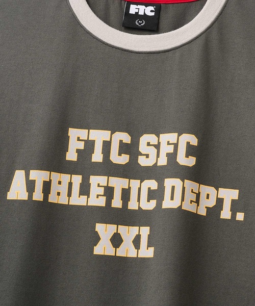 FTC（エフティーシー）の「ATHLETIC DEPT. RINGER TOP（Tシャツ/カットソー・メンズ・ブラック/ホワイト/ゴールド・LARGE/X-LARGE/MEDIUM）」の6枚目の写真