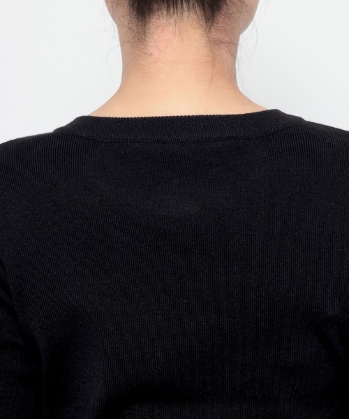 LOWRYS FARM（ローリーズファーム）の「ギャザーボタンカーディガンＬＳ 661682（カーディガン/ボレロ・レディース・イエロー/ブラック/アイボリー/グレー・FREE）」の22枚目の写真