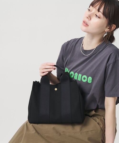 VIOLAd'ORO（ヴィオラドーロ）の「＜VIOLAd’ORO＞GINO スエードライク トートバッグ M（トートバッグ・レディース・ブラック/ネイビー/その他1/ベージュ/モカ・FREE）」の2枚目の写真