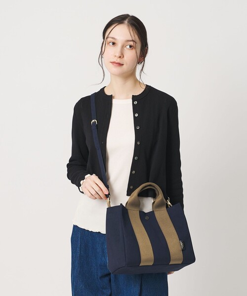 VIOLAd'ORO（ヴィオラドーロ）の「＜VIOLAd’ORO＞GINO スエードライク トートバッグ M（トートバッグ・レディース・ブラック/ネイビー/その他1/ベージュ/モカ・FREE）」の12枚目の写真