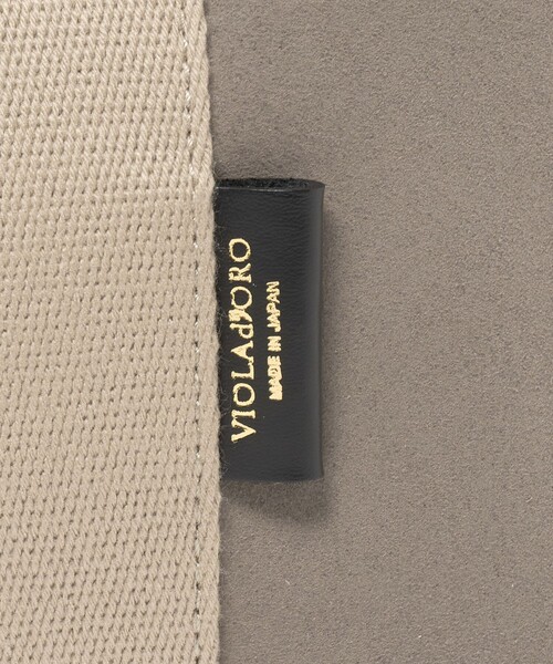 VIOLAd'ORO（ヴィオラドーロ）の「＜VIOLAd’ORO＞GINO スエードライク トートバッグ M（トートバッグ・レディース・ブラック/ネイビー/その他1/ベージュ/モカ・FREE）」の8枚目の写真