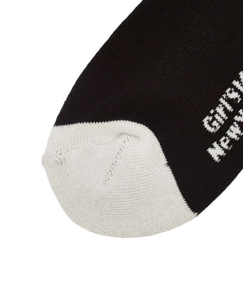 X-girl(エックスガール)の「I LOVE X-GIRL RIBBED SOCKS(ソックス/靴下・レディース・ブラック/ホワイト/ピンク・ONE SIZE)」の8枚目の写真
