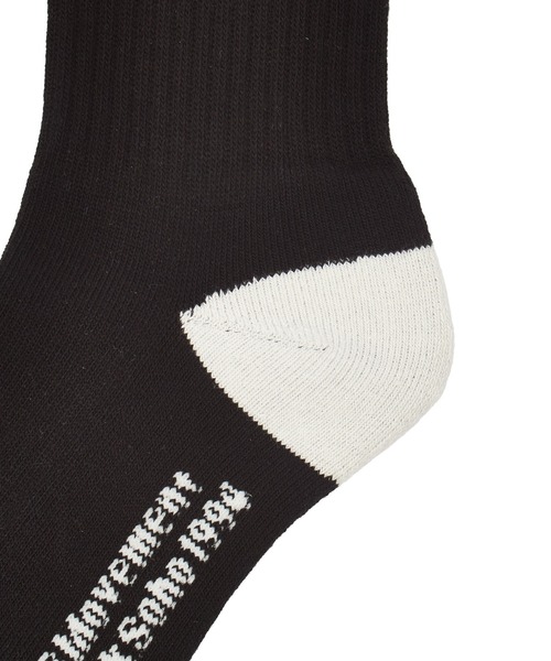 X-girl(エックスガール)の「I LOVE X-GIRL RIBBED SOCKS(ソックス/靴下・レディース・ブラック/ホワイト/ピンク・ONE SIZE)」の10枚目の写真