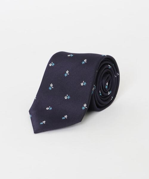 URBAN RESEARCH DOORS（アーバンリサーチドアーズ）の「LIFE STYLE TAILOR　26SS国内タイ小紋2（ネクタイ・メンズ・ブラウン/ネイビー・-）」の3枚目の写真