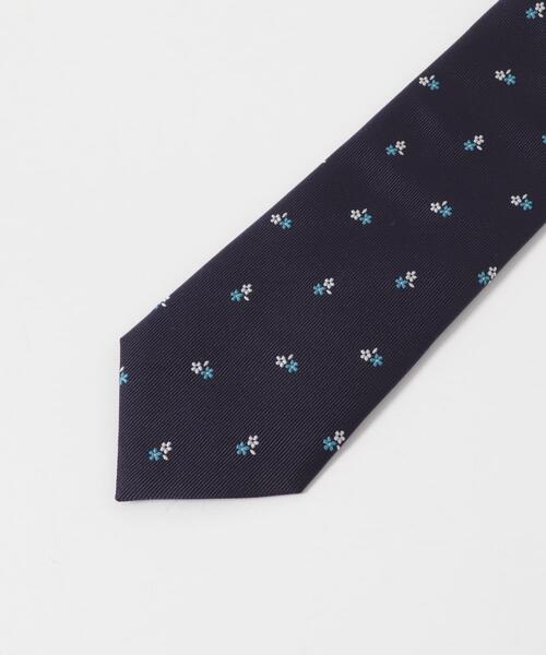 URBAN RESEARCH DOORS（アーバンリサーチドアーズ）の「LIFE STYLE TAILOR　26SS国内タイ小紋2（ネクタイ・メンズ・ブラウン/ネイビー・-）」の4枚目の写真