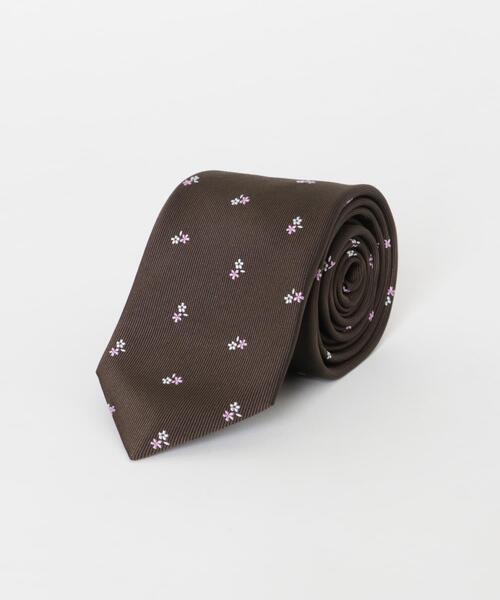 URBAN RESEARCH DOORS（アーバンリサーチドアーズ）の「LIFE STYLE TAILOR　26SS国内タイ小紋2（ネクタイ・メンズ・ブラウン/ネイビー・-）」の5枚目の写真