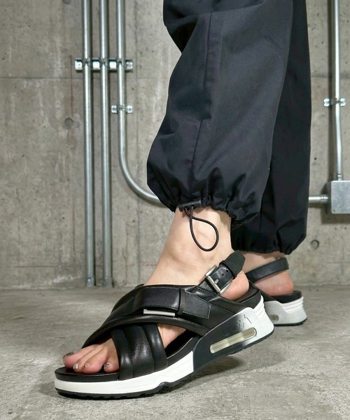 ASH（アッシュ）の「アッシュ【LOVER】クロスベルトサンダル エアーデザイン スポーツサンダル スポサン スニーカーサンダル 5.5cmヒール（サンダル・レディース・ブラック/ベージュ・35/40/39/38/37/36）」の6枚目の写真